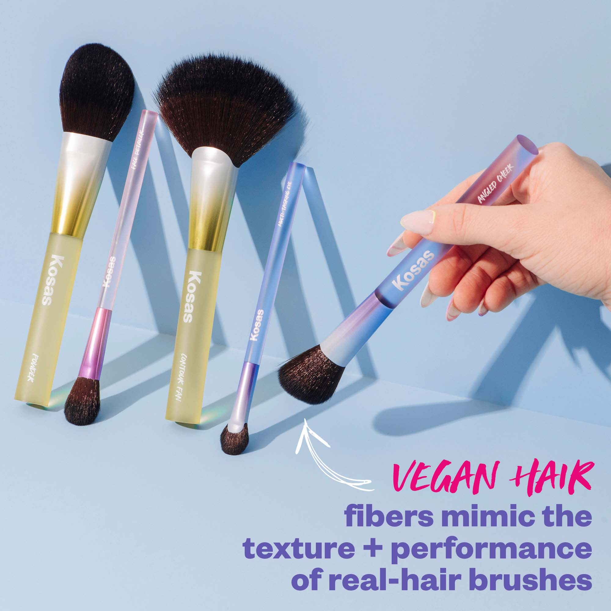 Contour Fan Brush Materials